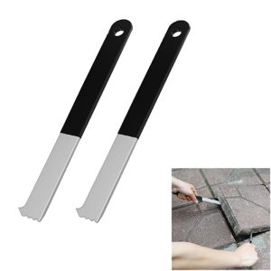 2pcs Paver Puller Paver Extractor Tool with Joint Scraper Micro Teeth Gripper Slots