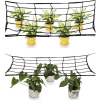 2pcs Plant Trellis Nets Grow Tent Net with 4 Hooks for Vegetables Fruits Flowers