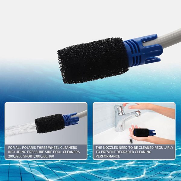 Versatility Pool Scrubber Sweeping Brush Set for Polaris Pool Cleaner