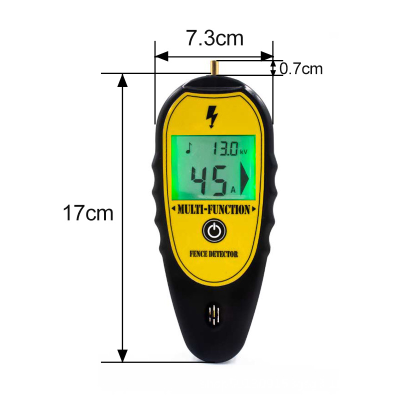 Portable Electric Fence Tester 15KV LCD Digital Display Voltege Meter for Farm Livestock