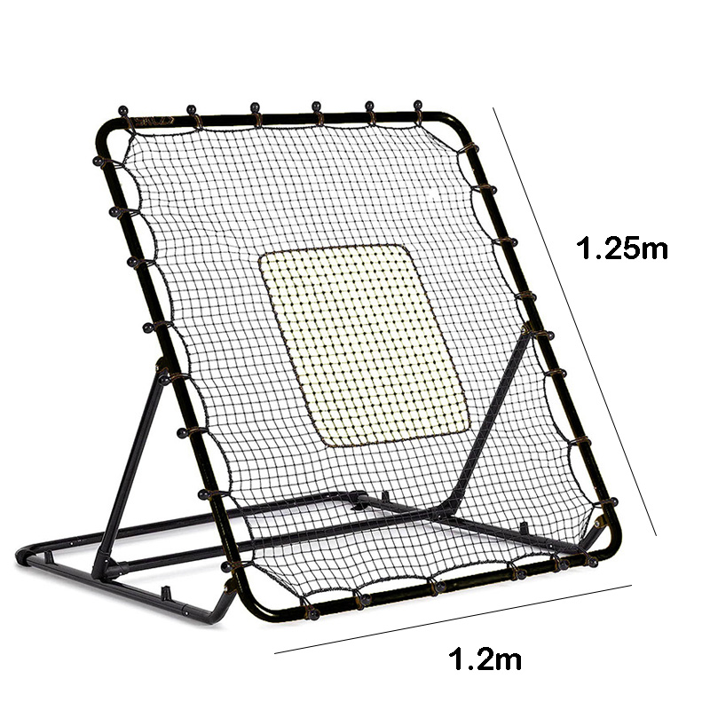 Portable Football Goal Rebounder Net Softball Practice Network with Pitching Target