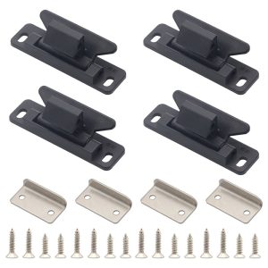 4pcs RV Drawer Latches Drawer Retainer Catch Pull Lock Latch for Caravan Van