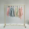 Shop Clothes Rack with Wheels Heavy Duty Commercial Garment Rack Retail Shop Display Rack