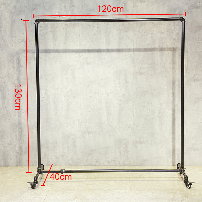 Shop Clothes Rack with Wheels Heavy Duty Commercial Garment Rack Retail Shop Display Rack