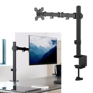 Single Monitor Arm Mount Desk Screen Holder for Screens up to 32 inch