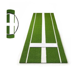 Softball Pitching Mat Non-Slip Baseball Hitting Mat for Indoor Outdoor Softball Training