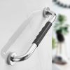 Stainless Steel Anti-slip Bathroom Grab Bar with Rubber Grip Shower Bathtub Grab Handle