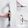 Stainless Steel Anti-slip Bathroom Grab Bar with Rubber Grip Shower Bathtub Grab Handle