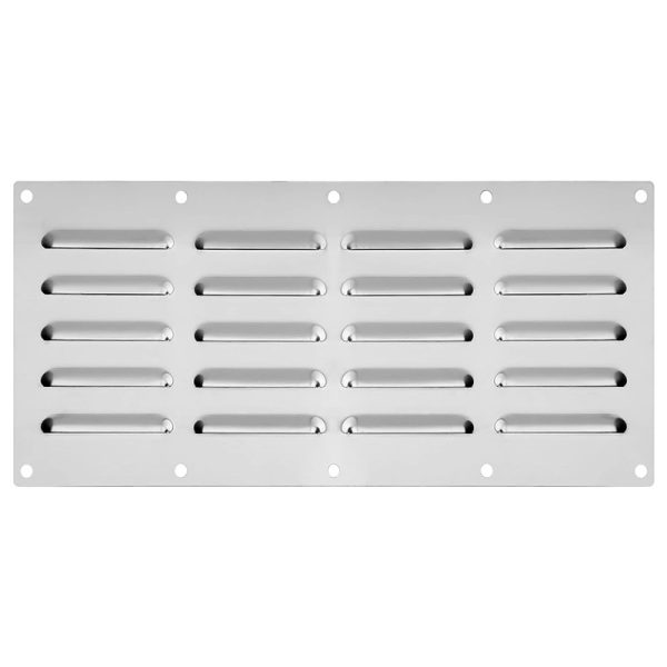 2pcs Stainless Steel Grill Venting Panel Decorative Fireplace Exhaust Panels