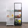 Store Retail Rack 3-tier Makeup Stand Metal Wire Snack Drink Display Cart