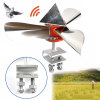 Stainless Steel Wind Power Bird Scarer Pigeon Crow Deterrent Garden Repeller