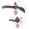 Stainless Steel Wind Power Bird Scarer Pigeon Crow Deterrent Garden Repeller