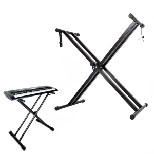 X-shape Electronic Keyboard Holder Double-tube Music Keyboard Rack