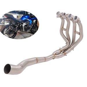 ZX25R Exhaust Front Pipe Connect Header Link Pipe Stainless Steel 51mm For Kawasaki Ninja ZX25R 2020-2022