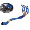 ZX25R Exhaust Front Pipe Connect Header Link Pipe Stainless Steel 51mm For Kawasaki Ninja ZX25R 2020-2022