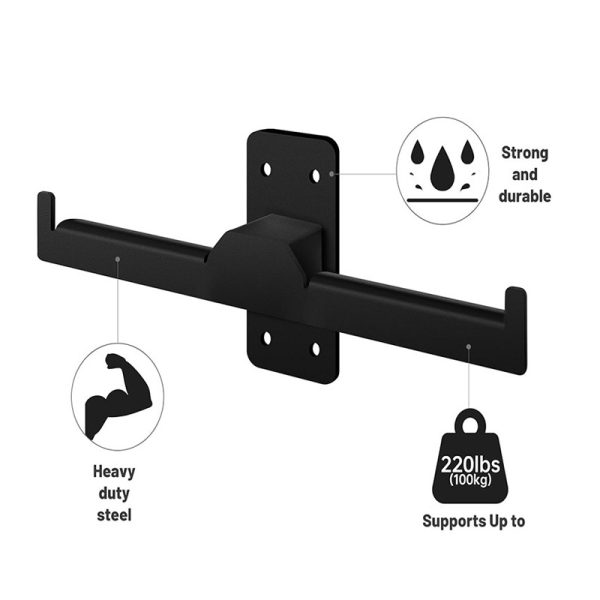 Backpack Blower Sprayer Rack Wall-mounted Leaf Blower Storage Hanger for Trailer Hunting Pack