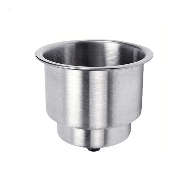 2pcs Boat Drink Cup Holders Stainless Steel Marine Bottle Stand