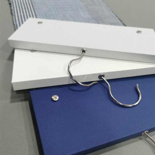 10pcs Fabric Sample Hangers with Hook Curtain Samples Binding Card Holder Textile Hanger