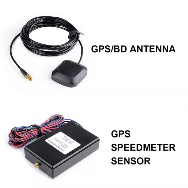 GPS Speedometer Sensor Kit GPS Speed Sender Adapter & GPS/BD Antenna Kit For Speedometer Gauges