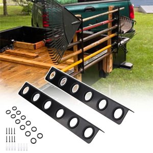 Landscape Hand Tool Rack for Truck Trailer Lawn Equipment Straight Heavy Duty Handle Tools