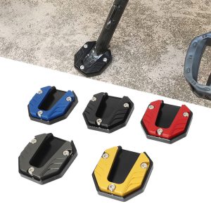 1pcs Motorcycle Kickstand Extender Foot Bike Anti-skid Extension Pad