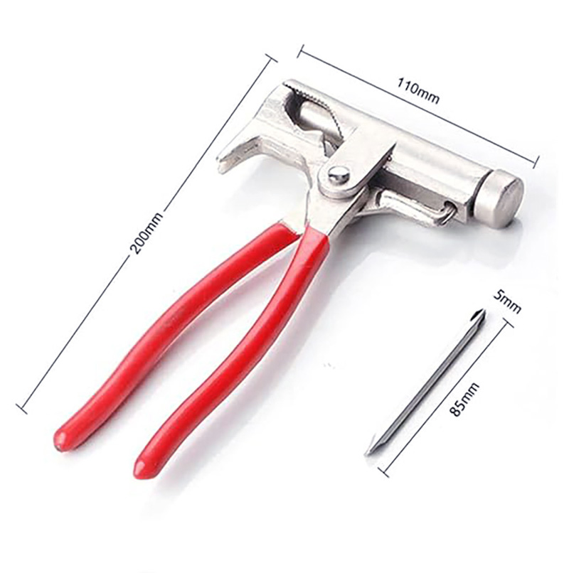 Multifunctional Hammer Plier Integrated Manual Nail Hammer Screwdriver Pipe Pliers Nail Puller