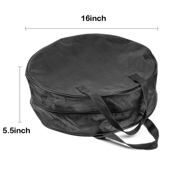 Round Cable Organizer Bag Heavy Duty Water Resistant Cable Management Storage Bag