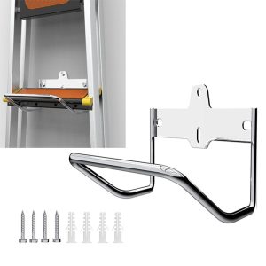 Wall Mount Ladder Hangers for Garage Wall Multi-function Ladder Rack