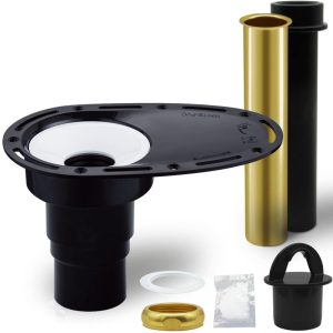 Upgrade Tub Drain Rough-In Kit For Freestanding Bathtub With Brass Pipe And ABS Pipe