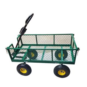 Garden Trolley Removable Inner Cover Wheelbarrow Quad Trailer