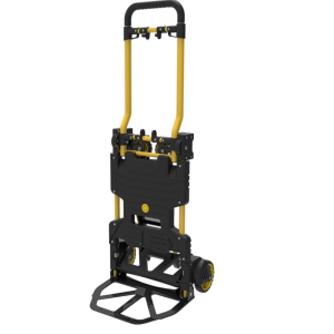 2-in-1 Hand Trolley Folding Warehouse Handling Industrial Trailer Hand Truck