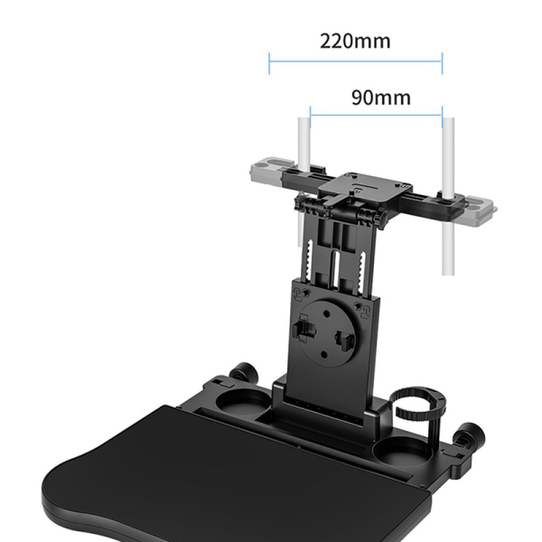 Car Seat Back Table Tray Portable Car Work Table Folding Table Stand for Phone & Tablet