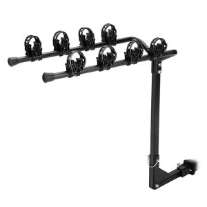 Bicycle Carrier Rack Bike Shelf Storage Holder 4 Bikes For Car Rear Towbar Off-road Vehicle Heavy Duty