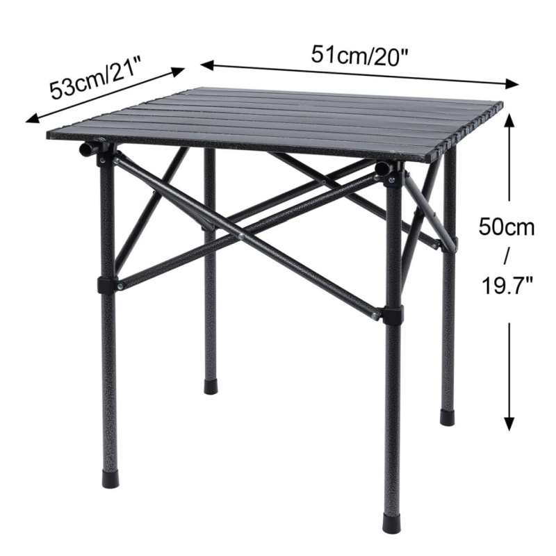 Outdoor Camping Table Foldable Lightweight Small Folding Table Portable Picnic Table Barbecue Table