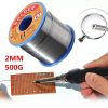 2.0mm Solder Wire Tin Lead Flux Reel Tube Core Soldering 60/40 Electronic Iron Repair 500G