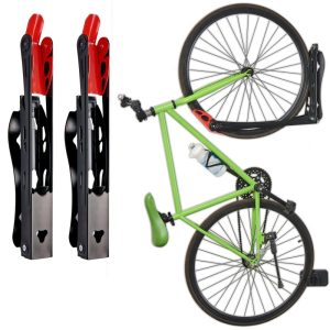 2 Pack Swivel Bike Rack Wall Mounted Bike Storage System Space Saving for Home and Garage