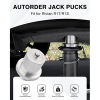 4pcs Jack Lifting Pad Lift Point Adapter for Rivian R1T R1S Shock Absorbing Jack Pad Puck