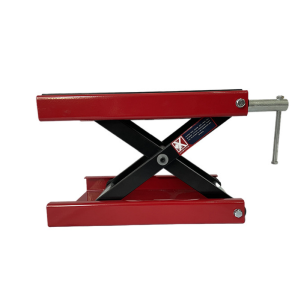 Motorcycle Lift Scissor Jack Wide Deck Hoist Stand Maintenance Bikes Garage Repair Stands Lift Jack