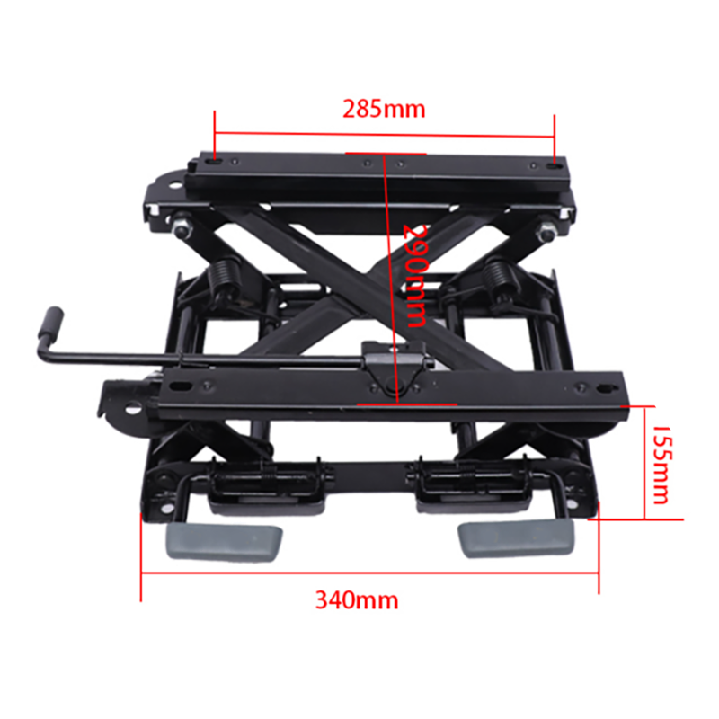 Car Seats Height Adjuster with Slide Rail Seat Lift Base Truck Seat Lifting Base