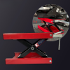 Motorcycle Lift Scissor Jack Wide Deck Hoist Stand Maintenance Bikes Garage Repair Stands Lift Jack