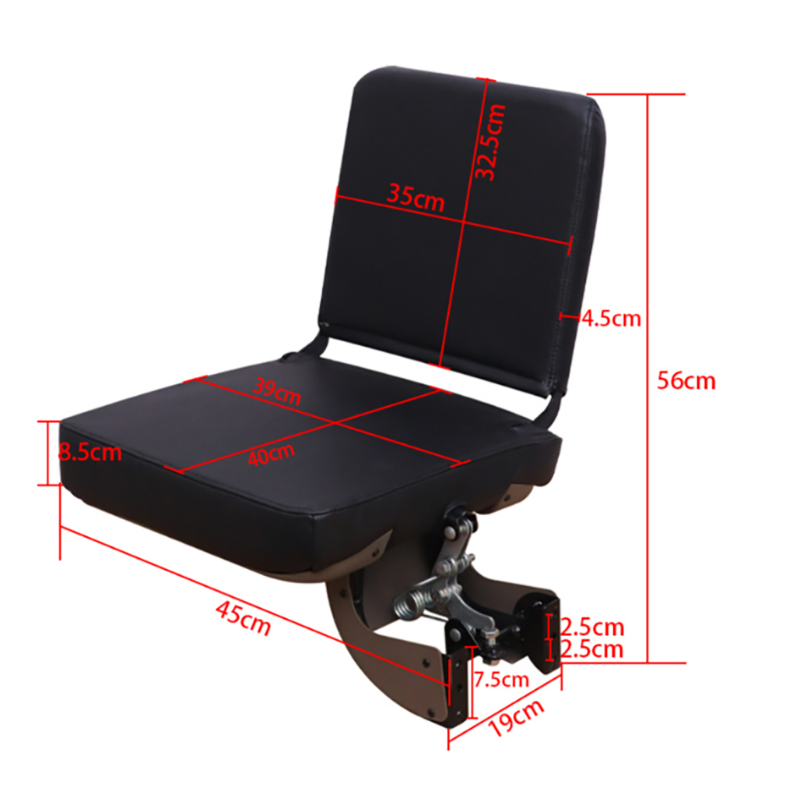 Automatic Rebound Folding Seat Heavy Duty RV Folding Flip Seat