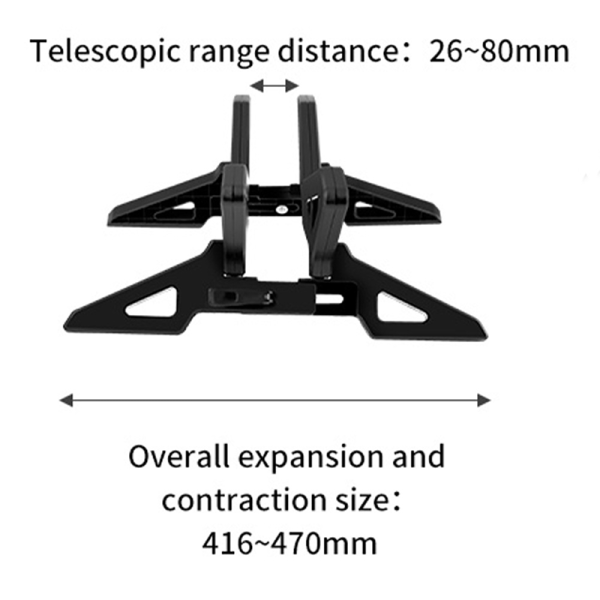 Bike Parking Rack Adjustable Bicycle Floor Stand Cycling Parking Wheel Stand