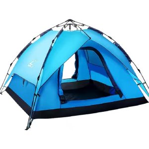 Outdoor Camping Tent For 2-4 Person Waterproof Family Travel Camping Tent Thickened Sun Proof Tent