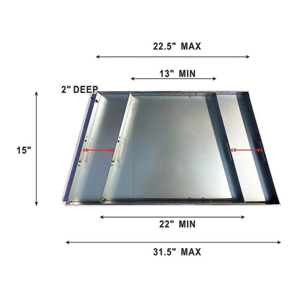 Adjustable Fireplace Tray Expandable Ash Pan for Collecting Ashes