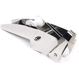 Bow Anchor Roller 316 Stainless Steel Hinged Self-Launching 420mm With Pivoting Dual-Roller For Marine Yacht Docking Accessories