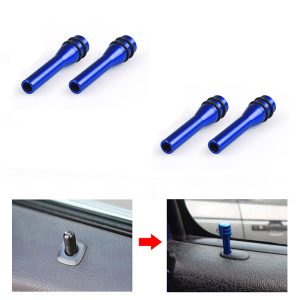 Car Door Lock Knobs Aluminium Interior Door Lock Knob Pull Pins