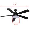 48Inch 52Inch Ceiling Fans With Lights Remote Dual Finish Blades Quiet Strong Motor