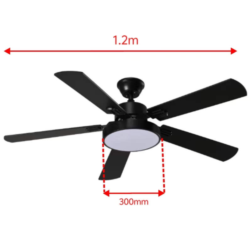 48Inch 52Inch Ceiling Fans With Lights Remote Dual Finish Blades Quiet Strong Motor