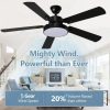 48Inch 52Inch Ceiling Fans With Lights Remote Dual Finish Blades Quiet Strong Motor