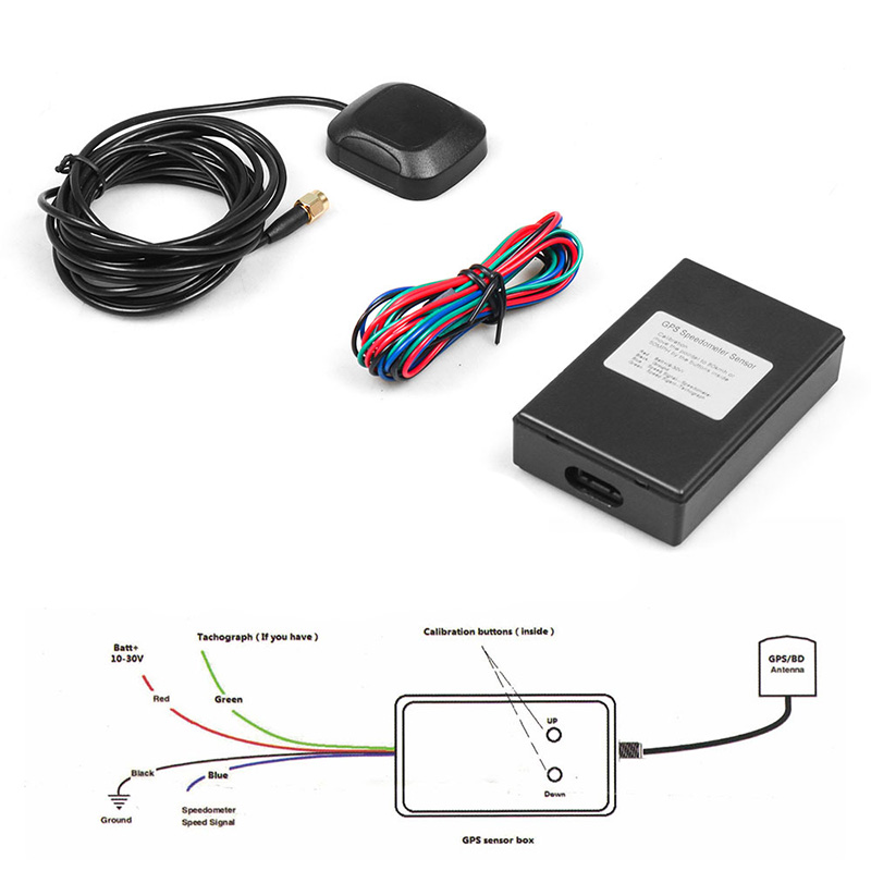 GPS Speedometer Sensor Kit Speed Sender Adapter for Car Truck GPS Speedometer Gauge Meter